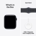 Apple Watch SE 3 GPS 44mm Midnight Aluminium Case with Midnight Sport Band - Image 4