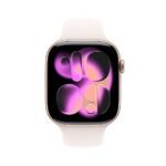 Apple Watch Series 11 GPS 42mm Rose Gold Aluminium Case with Light Blush Sport Band -