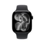 Apple Watch Series 11 GPS 46mm Jet Black Aluminium Case with Black Sport Band - Image 2