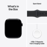 Apple Watch Series 11 GPS 46mm Jet Black Aluminium Case with Black Sport Band - Image 4