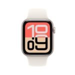 Apple Watch SE 3 GPS 40mm Starlight Aluminium Case with Starlight Sport Band - Image 2