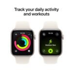 Apple Watch SE 3 GPS 40mm Starlight Aluminium Case with Starlight Sport Band - Image 3
