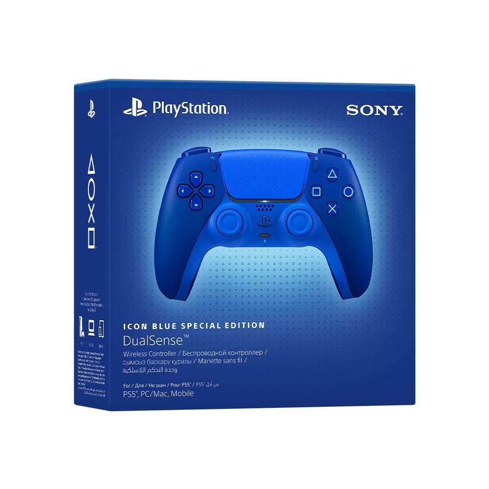 2026/10/1000180837.jpg Sony PlayStation 5 DualSense Wireless Controller Special Edition – Icon Blue - Image 1